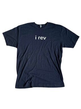 I REV Cycling Graphic T-Shirt Men’s XL Black Short Sleeve Tee